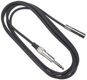 Stagg SAC3PSJS DL 25018279 DL 3 m / 10 ft verlengkabel voor audiohoofdtelefoon, Zwart