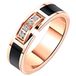 Cilla Jewels dames ring Rosegoud Verguld Zirkonia 16mm