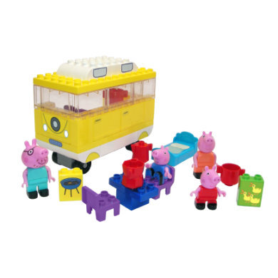 B.I.G. Speel Bloxx Peppa Pig - Camper