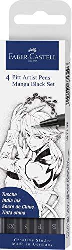 Faber-Castell Pitt Artist Pens Manga Black Set