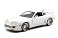 Jada Toys - Fast & Furious Brian's 1995 Toyota Supra, auto, speelgoedauto uit Die-cast, openende deuren, kofferbak & motorkap, schaal 1:24, wit
