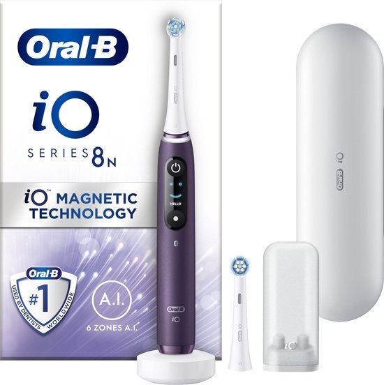Oral-B iO 8N elektrische tandenborstel, violet