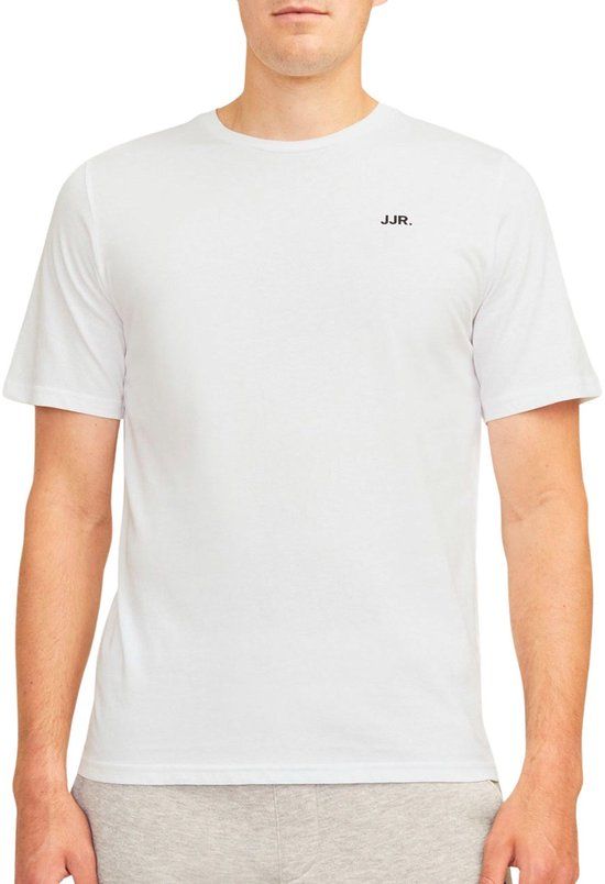 JJ REBEL LOGO TEE SS CREW NECK NOOS Heren T-shirt Wit XL