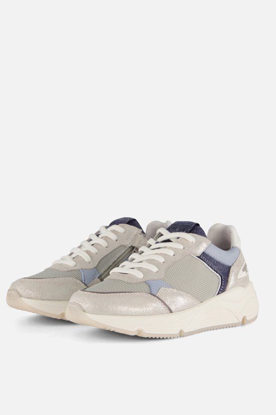 Giga Moon Mist Sneakers zilver Leer - Dames - Maat 36