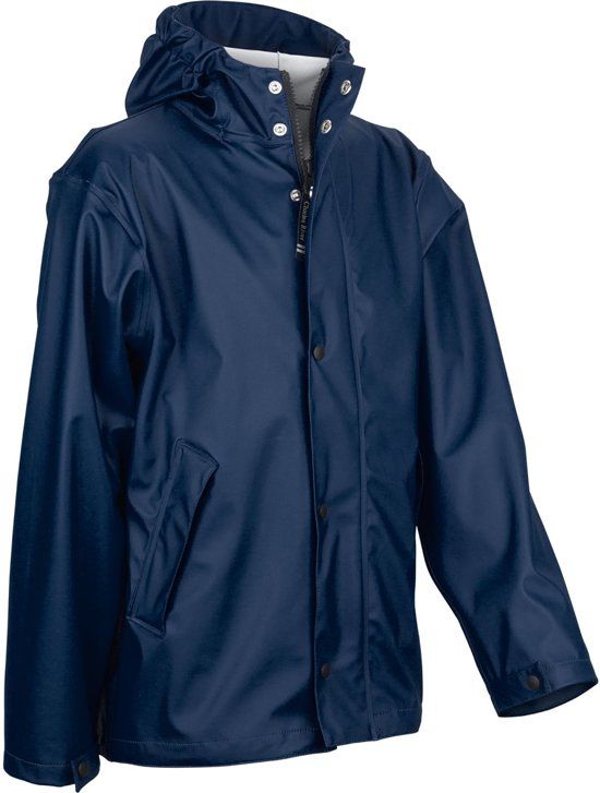 Ralka Regenjas Junior - Sprinkle - Marine/Zwart - 140