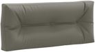 vidaXL Pallet rugkussen VIANEN 100% Polyester Grijs 120 x 40 x 12 cm