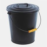 Metalen WERKA PRO Metal Ash Bucket with Lid