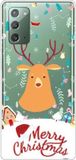 Merkloos Samsung Galaxy Note20 Christmas Series Clear TPU Back Cover (Christmas Ugly Deer)