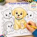 Cuccioli del Mondo: 32 cuccioli di teneri animali da colorare per piccoli artisti