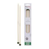KnitPro K22329 breinaalden, bamboe, bruin, 30 cm x 5 mm, 2 count