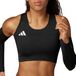 Adidas Adizero Essentials Crop Top Dames Zwart Maat L