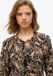 Superdry Robe à manches longues et imprimé - Femme - Boho Paisley Border Noir - UK8-EU36
