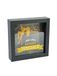 Decoratieve spaarpot 'Voor een bijzondere avond', zwarte lijst, 16 x 16 cm, gouden design