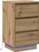 vidaXL Nachtkastje Artisan Eiken Hout 65 cm