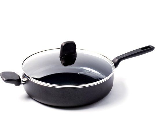 GreenPan Memphis Hapjespan 28 cm - 4.2l - PFAS-vrij - Zwart