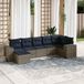 Maison Exclusive - Salon de jardin 7 pièces avec coussins gris en résine tressée