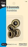 8 Dritz 8 Grommets - Antique Brass