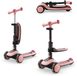 KinderKraft HALLEY 2 2-in-1 Loopfiets en Driewieler Step - Roze