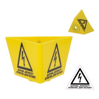 KS Tools Dakbord met bliksemsymbool en magneet