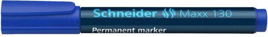 Schneider Marker permanent 130 ronde punt blauw 10st