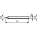 Ersa 012 BD Soldeerpunt Potloodvorm Grootte soldeerpunt 0,3 mm Inhoud: 1 stuk