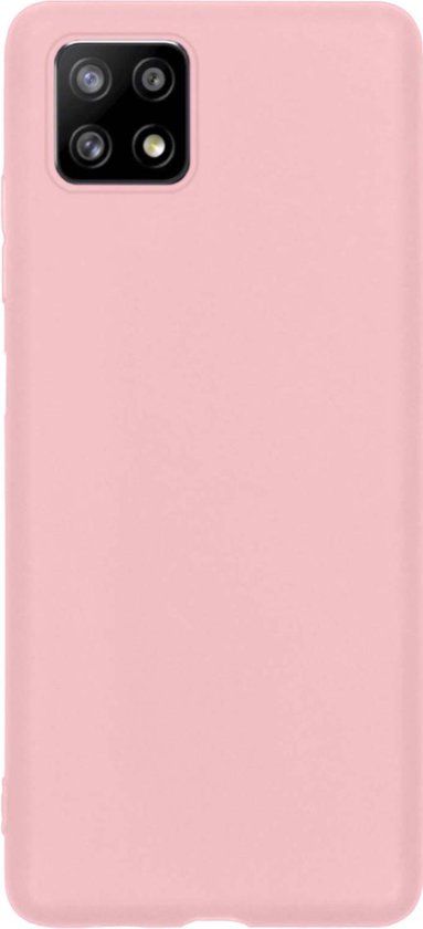 Nomfy Hoesje Samsung Galaxy A22 4G - Siliconen Back Cover - Wit