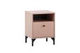 Schildmeyer Smash 156493 Table de chevet, couleur abricot, 40,3 x 33 x 53,2 cm