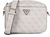 GUESS Meridian II Camera Bag Bone Logo crème Schoudertas