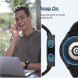DrPhone AC6 - TPU PC Case - Bescherm Cover - Geschikt voor Galaxy Watch 5 44mm - Ingebouwde Screen Protector - Soft Shell - Flexible – Zwart