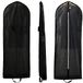 HIMRY® 5x Ademende Opvouwbare Kledinghoes Beschermhoes 150 cm lang, Zwart