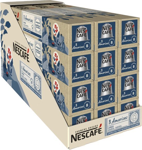 Nescafé Farmers Origins Americas Lungo capsules - 120 koffiecups