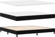 vidaXL Boxspring bed met hoofdeinde Zwart 200 x 200 cm Fluweel