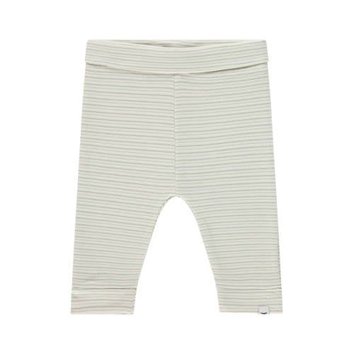 Babyface gestreepte babybroek groen