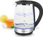Emerio WK-123131 Bouilloire en verre 1.7L 2200W Inox/Noir
