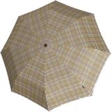 Knirps T.760 Stick Automatic Check Beige Paraplu