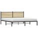 Maison Exclusive - Cadre de lit en métal sans matelas Chêne Sonoma 183x213 cm
