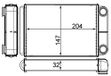 MAHLE Wärmetauscher, Innenraumheizung AH258000S