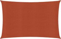 vidaXL Zonnezeil 160 g/m² rechthoekig 3,5x5 m HDPE Terracottakleurig