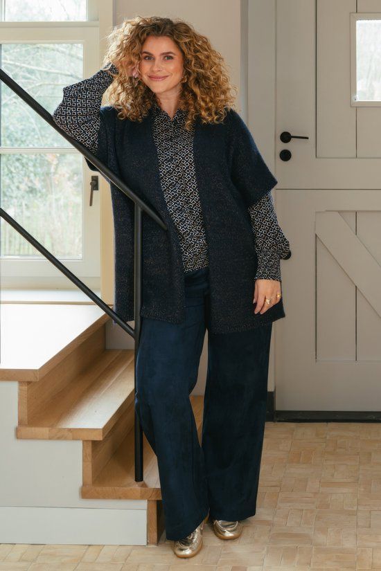 Exxcellent Broek Annabelle Suedine Maat 50