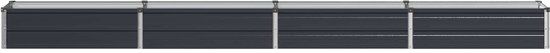 vidaXL Jardinière surélevée anthracite 320 x 40 x 24 cm