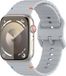 By Qubix Qubix Wave Sportband Grijs voor Apple Watch 44 mm / 45 mm / 46 mm / 49 mm