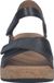 Josef Seibel Evita 03 dames platte sandalen zwart leer klittenband/elastiek 37