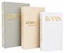 Set de 3 livres de rangement décoratifs avec fermeture magnétique