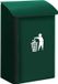 Arregui Hangende prullenbak | Stalen prullenbak | Groen | 18L