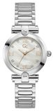Gc Y96003L1MF Dames horloge staal 34 mm Mother of pearl wijzerplaat rose accenten