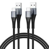 Intenso USB-A naar USB-C-kabel, 2 x 2 m, 3 A, oplaadkabel