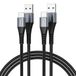 Intenso USB-A naar USB-C-kabel, 2 x 2 m, 3 A, oplaadkabel