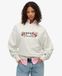 Superdry Sweat ras du cou OverTaille Night Garden White Taille: 36