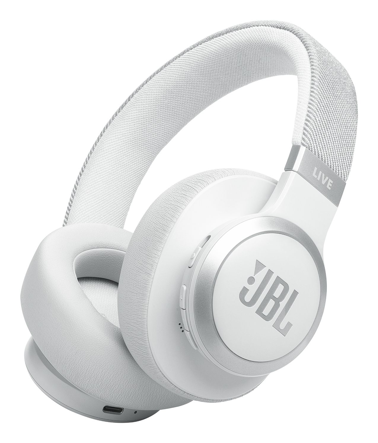 JBL Live 770NC Wireless Over-Ear Headset - White