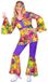 Widmann Groovy Peace And Love Hippie Jaren 60 Style Kostuum Vrouw GeelPaars L